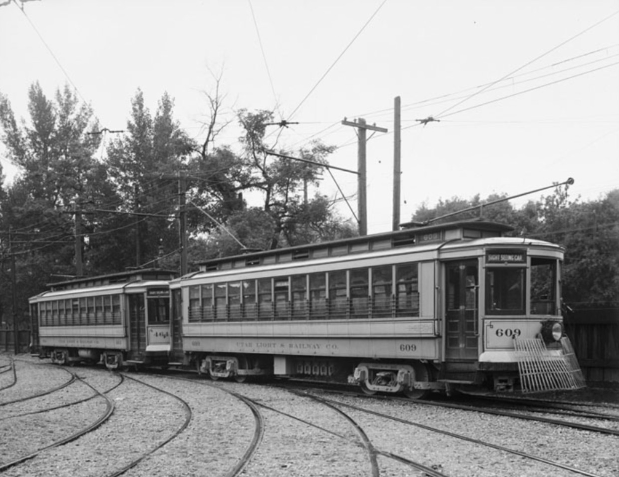 Street Cars, Utah Light and Railway Company. 1911