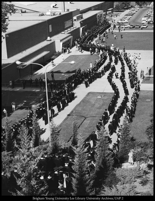 Commencement held at the Smith Fieldhouse | Intermountain Histories