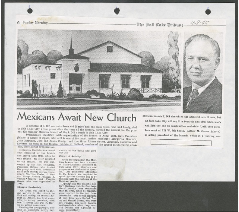 "Mexicans Await New Church"