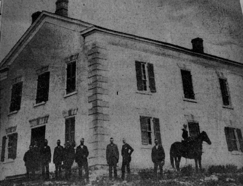 The First Davis County Courthouse